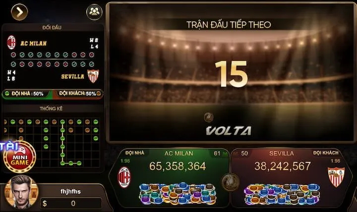 Tham gia Volta cổng game đổi thưởng siêu dễ